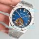 Swiss Clone Audemars Piguet Royal Oak Tourbillon Watch SS Blue Dial (3)_th.jpg